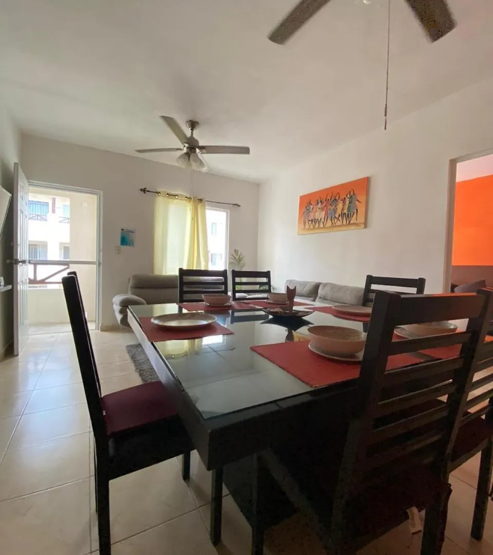 Apartamento En Fraccionamiento Privado 6 Personas, 5 Camas, Piscina Cerca De La Playa Playa del Carmen Daire
